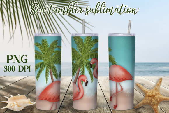 Download Flamingo Tumbler Sublimation Design - Sublimation Collection