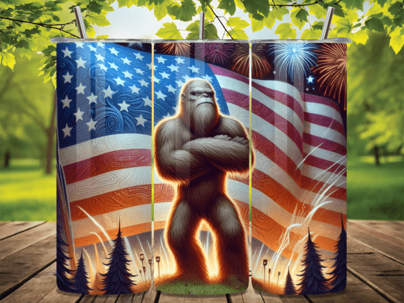 Download Bigfoot American Flag Fireworks Tumbler - American flag fireworks Collection
