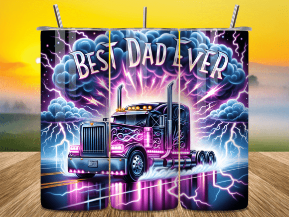 Download Heavy Duty Truck Dad Father Tumbler Wrap - Premium Resources