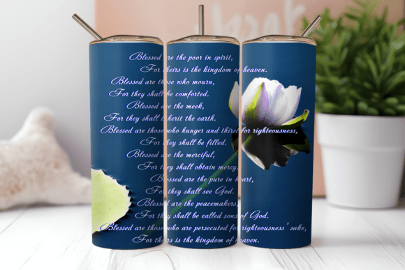 Download Beatitudes 20oz Straight Tumbler Wrap - Straight tumbler wrap Collection