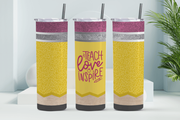 Download Pencil Teacher Tumbler Sublimation - Sublimation Collection