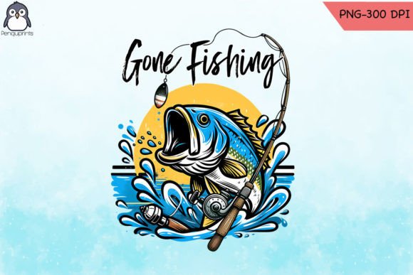 Download Gone Fishing Sublimation - Sublimation Collection