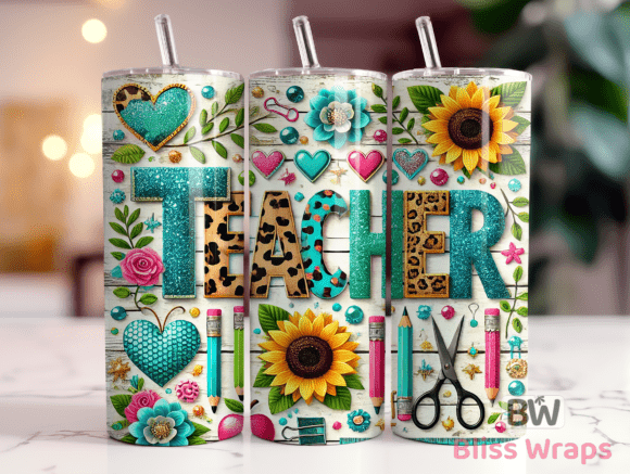 Download Teacher Tumbler Wraps Sublimation - Sublimation Collection