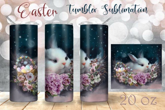 Download Bunny Easter Tumbler Sublimation 20 Oz - Sublimation Collection