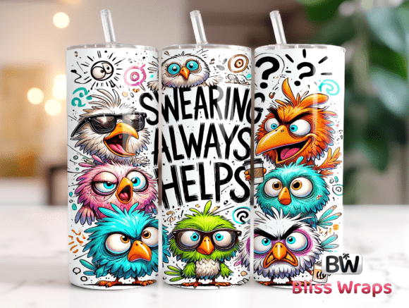 Download Bird Tumbler Wrap Sublimation - Sublimation Collection