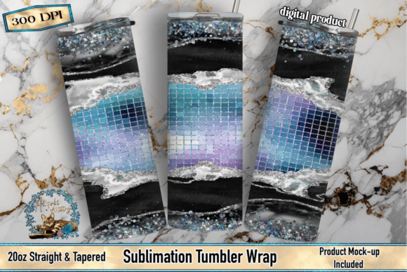 Download Disco Agate Sublimation Tumbler Design - Sublimation Collection