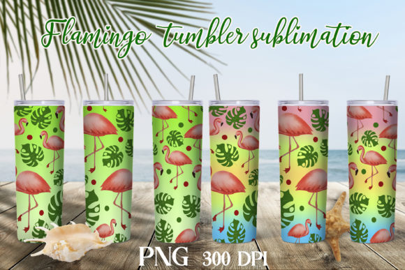 Download Flamingo Tumbler Sublimation Design - Sublimation Collection