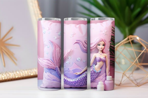 Download Pink Mermaid Sublimation Tumbler - Sublimation Collection
