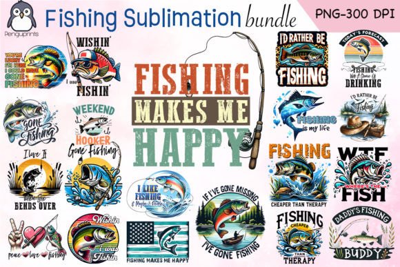Download Fishing Sublimation Bundle - Sublimation Collection