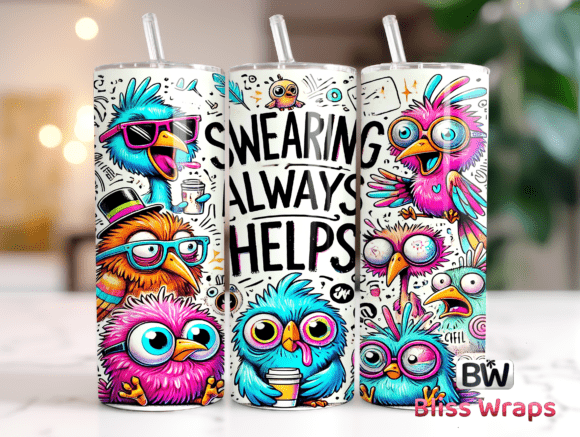 Download Bird Tumbler Wrap Sublimation - Sublimation Collection