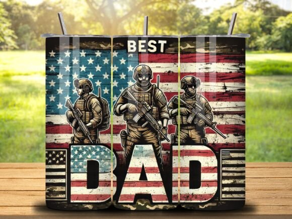 Download Best Dad Tumbler Wrap Sublimation Vol.4 - Sublimation Collection