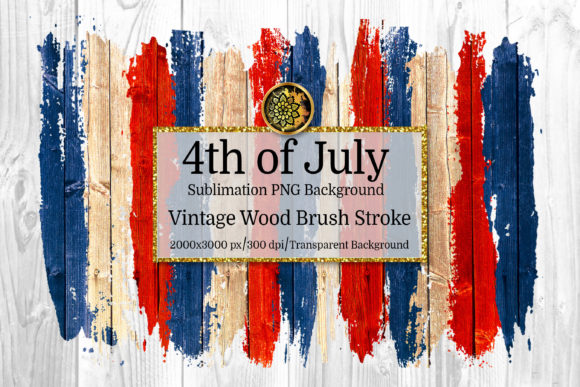Download 4th of July Vintage Wood Sublimation PNG - Sublimation Collection